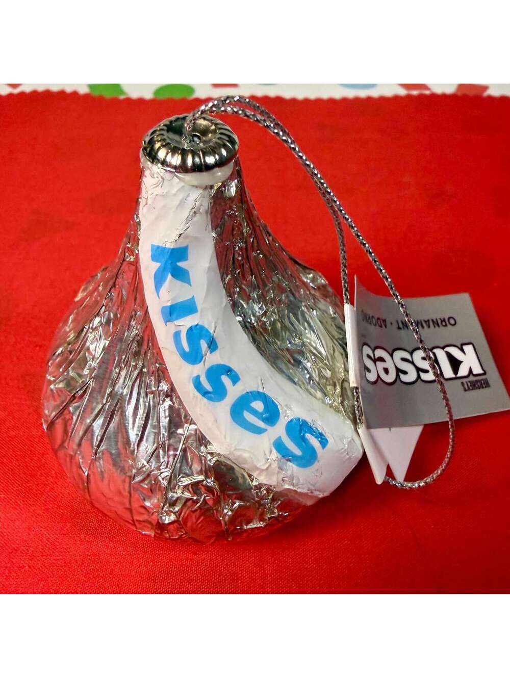 Hershey Kiss Ruz Christmas Ornament